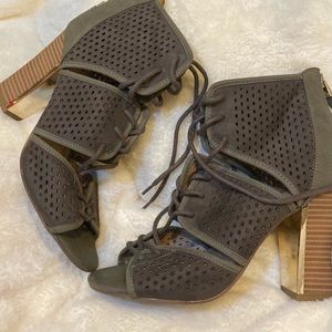 Army green heels